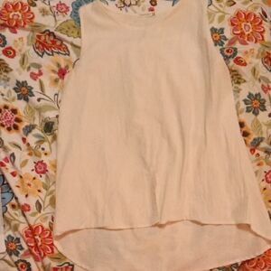 Sleeveless Cream Top Custom Made By Best Tailor On Etsy. Slow Fashion